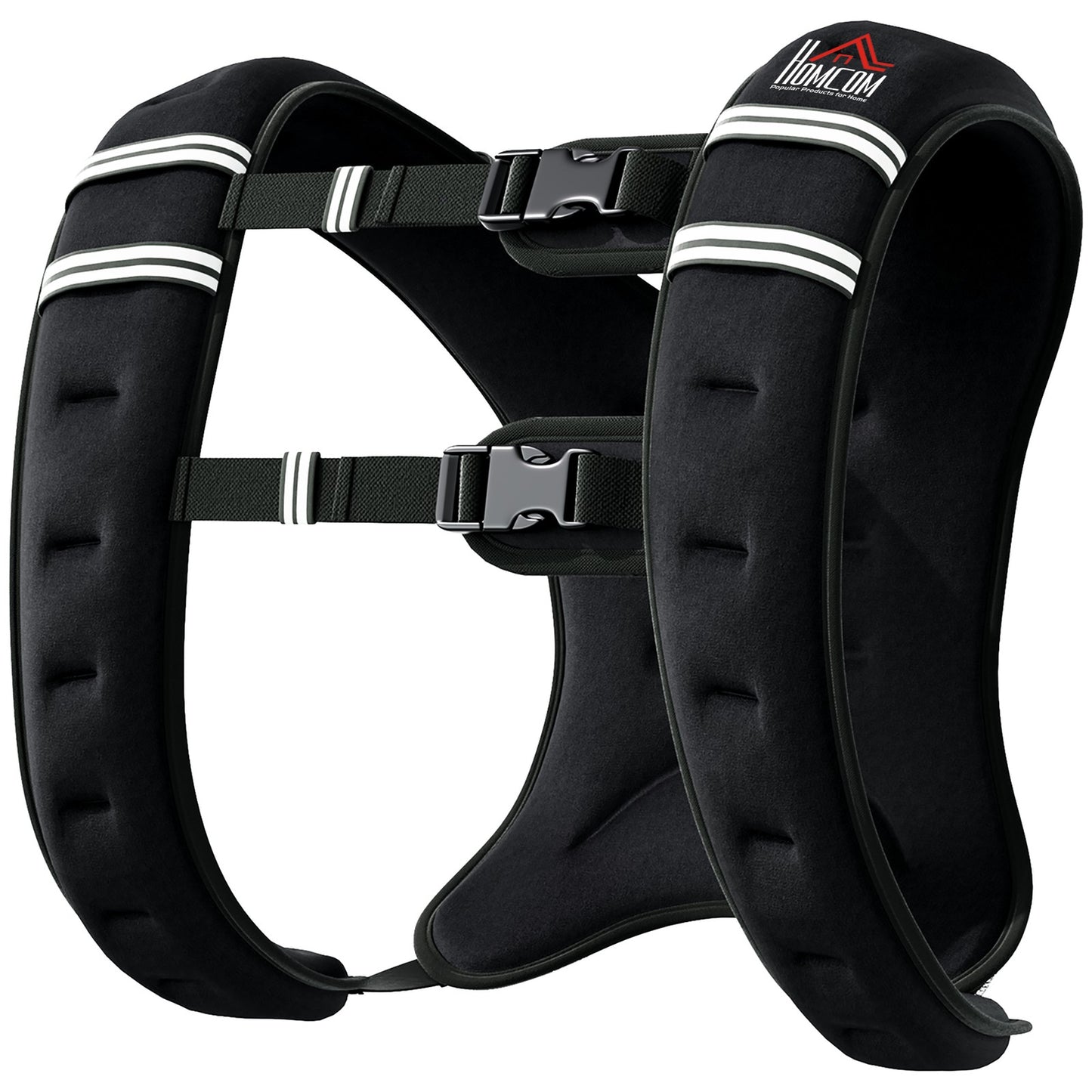 Gewichtsweste Weight Vest Verstellbar 10 Kg Gewicht Oxford-Gewebe Schwarz
