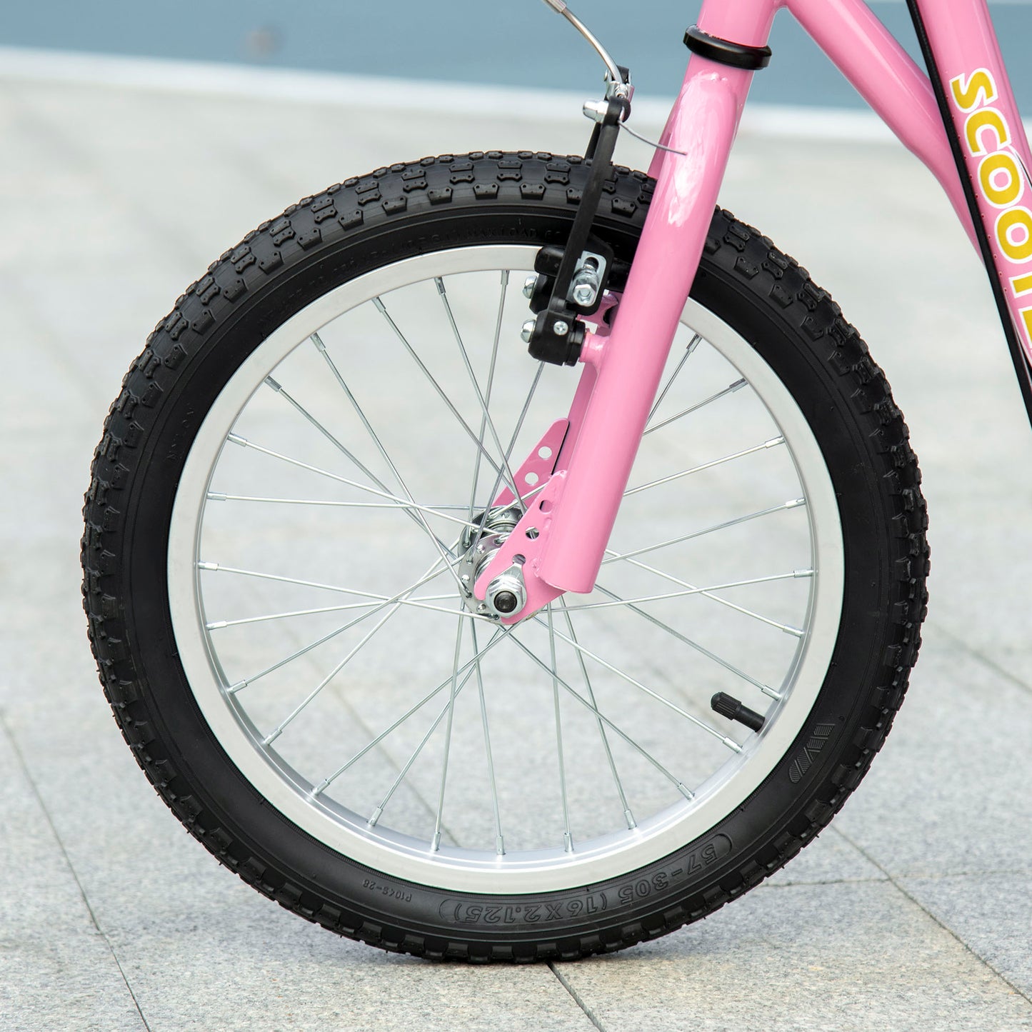 Kinder Tretroller Scooter 16/12 Zoll Cityroller Roller Bike Verstellbar