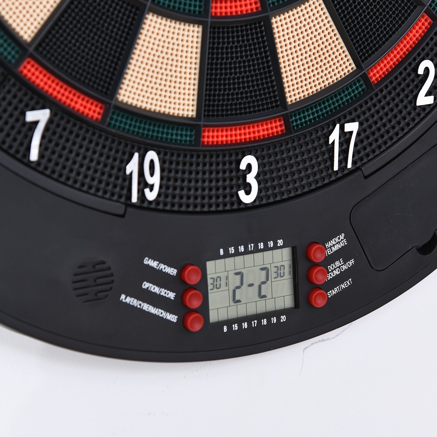 Elektronische Dartscheibe Dartboard Dart-Set Mit 6 Darts Soundeffekte Schwarz