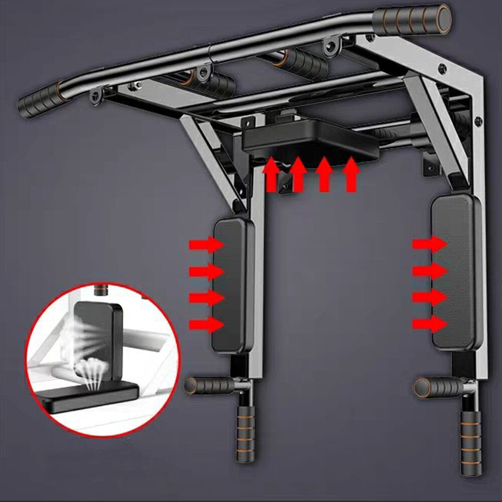 Multigriff Klimmzug Stangen Klimmzugstange Wandmontage Dip Station Pull up Bar