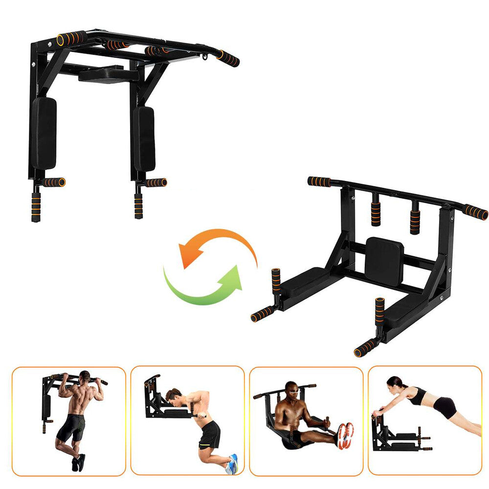 Multigriff Klimmzug Stangen Klimmzugstange Wandmontage Dip Station Pull up Bar
