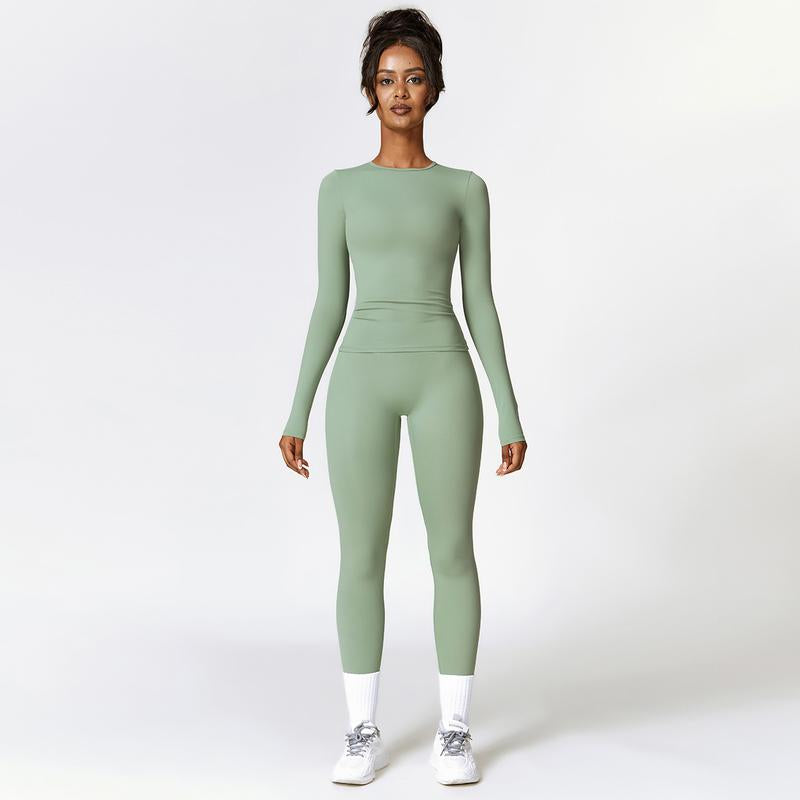 MASKERT “2-Piece Set”Women'S Sports Suit, Sports Running Suit, Yoga Suit, Home Casual Suit, Skin Friendly and Comfortable