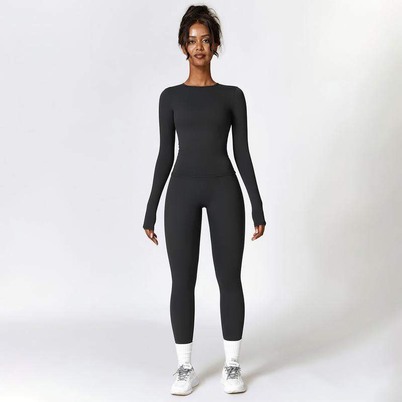 MASKERT “2-Piece Set”Women'S Sports Suit, Sports Running Suit, Yoga Suit, Home Casual Suit, Skin Friendly and Comfortable