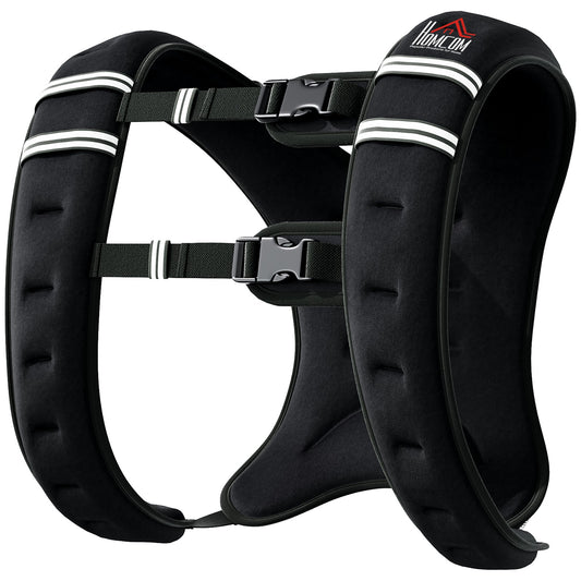 Gewichtsweste Weight Vest Verstellbar 10 Kg Gewicht Oxford-Gewebe Schwarz